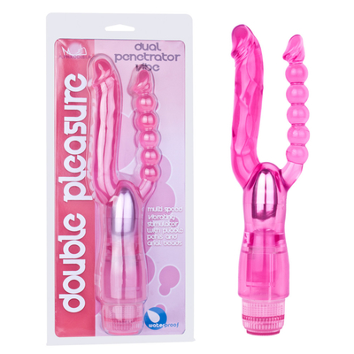 Mainan Seks Wanita Vibrator G-spot pijat Double Vibrator Untuk Wanita