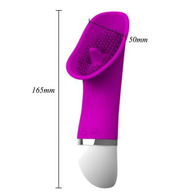 30 Kecepatan Silikon G-spot Klitoris Lidah Oral Menghisap Vibrator Mainan Seks untuk Wanita