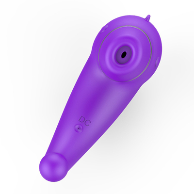 Vibrator Mini Clit Sucker Vibrator Oral Menjilat Pussy Tongue Vibrating Nipple Sucking Stimulator Klitoris untuk Wanita