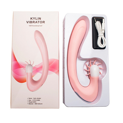 Lidah Oral Menjilat Klitoris Vibrator Pemanasan Cerdas Rotasi Lidah Vibrator Mainan Seks Untuk Wanita
