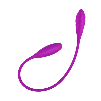 Anal Double Vibrator 6 Multi-Speed G-spot Vibrator Telur Rechargeable Vibrator Klitoris Untuk Pasangan