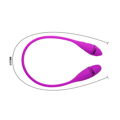 Anal Double Vibrator 6 Multi-Speed G-spot Vibrator Telur Rechargeable Vibrator Klitoris Untuk Pasangan