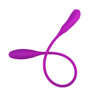 Anal Double Vibrator 6 Multi-Speed G-spot Vibrator Telur Rechargeable Vibrator Klitoris Untuk Pasangan
