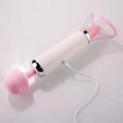 Dual Heed AV Tongue Licking Tongue Suction Vibrator Vagina Pussy Massage Vibrator Masturbasi Wanita