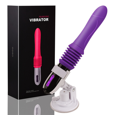 360 derajat getaran diisi ulang klitoris pijat vibrator vagina vibrator dengan stent untuk wanita