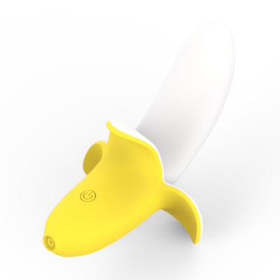 Bentuk Pisang mainan seks dewasa G-spot vagina menjilat Vibrator untuk wanita seksi Pisang mainan Vibrating Stimulator Vibrator