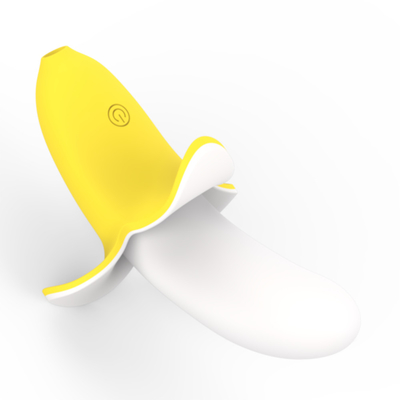 Bentuk Pisang mainan seks dewasa G-spot vagina menjilat Vibrator untuk wanita seksi Pisang mainan Vibrating Stimulator Vibrator