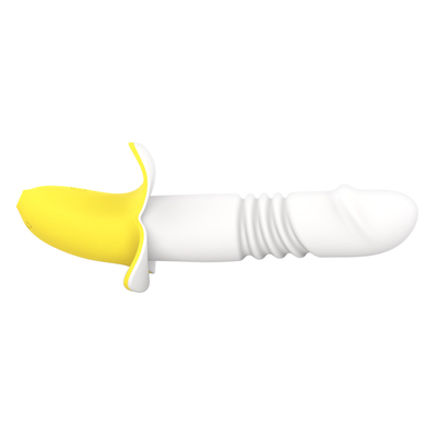 Bentuk Pisang mainan seks dewasa G-spot vagina menjilat Vibrator untuk wanita seksi Pisang mainan Vibrating Stimulator Vibrator