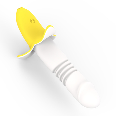 Bentuk Pisang mainan seks dewasa G-spot vagina menjilat Vibrator untuk wanita seksi Pisang mainan Vibrating Stimulator Vibrator