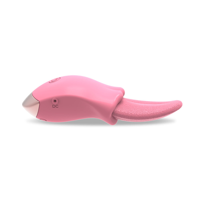 Desain baru lidah vibrator menjilat G-spot pijat vibrator klitoris wanita masturbator lidah berbentuk vibrator