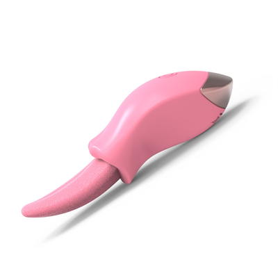 Desain baru lidah vibrator menjilat G-spot pijat vibrator klitoris wanita masturbator lidah berbentuk vibrator
