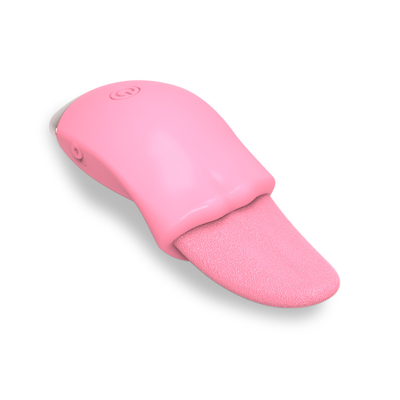Desain baru lidah vibrator menjilat G-spot pijat vibrator klitoris wanita masturbator lidah berbentuk vibrator