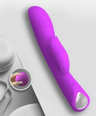 Hot Secret Recharger Vibrator dengan Fungsi Double Side Tap Vegina G Spot Rabbit Vibrator Adult Sex Toy untuk Wanita