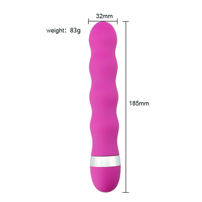 Vibrator pijat multi-stimulasi Vagina bergetar Dildo Stimulasi Klitoris untuk wanita