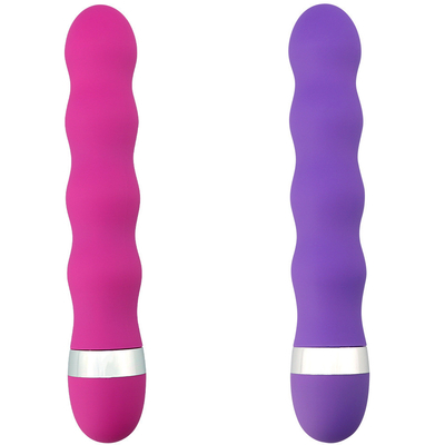 Vibrator pijat multi-stimulasi Vagina bergetar Dildo Stimulasi Klitoris untuk wanita