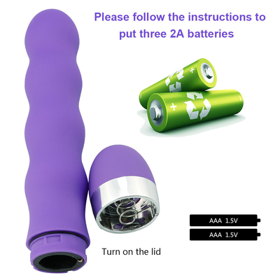 Vibrator pijat multi-stimulasi Vagina bergetar Dildo Stimulasi Klitoris untuk wanita
