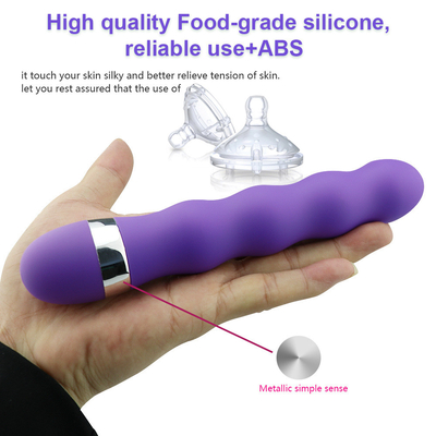 Vibrator pijat multi-stimulasi Vagina bergetar Dildo Stimulasi Klitoris untuk wanita