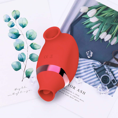 USB Rechargeable Silicone Nipple Menghisap Vibrator Klitoris Menjilat Vibrator Mainan Seks Untuk Wanita