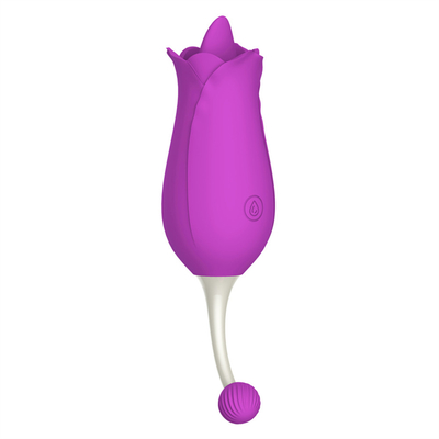 Double Heads Rose Vibrator Nipple Stimulasi Klitoris Pijat Vibrator Lipsing Pussy Vibrator Sex Toy Untuk Wanita