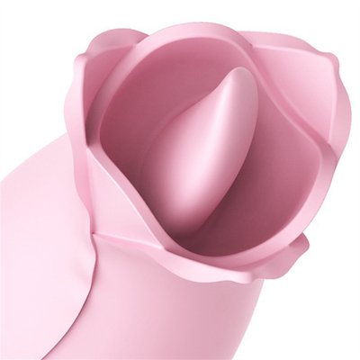 Double Heads Rose Vibrator Nipple Stimulasi Klitoris Pijat Vibrator Lipsing Pussy Vibrator Sex Toy Untuk Wanita