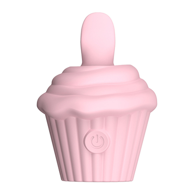 Rose Vibrator Klitoris Menjilat Lidah Vibrator 2 dalam 1 Menjilat & Vibrating Puting Stimulator Klitoris dengan 10 Mode untuk