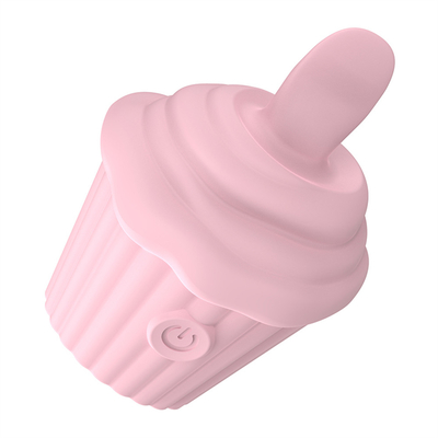 Rose Vibrator Klitoris Menjilat Lidah Vibrator 2 dalam 1 Menjilat & Vibrating Puting Stimulator Klitoris dengan 10 Mode untuk