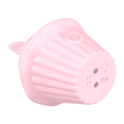 Rose Vibrator Klitoris Menjilat Lidah Vibrator 2 dalam 1 Menjilat & Vibrating Puting Stimulator Klitoris dengan 10 Mode untuk