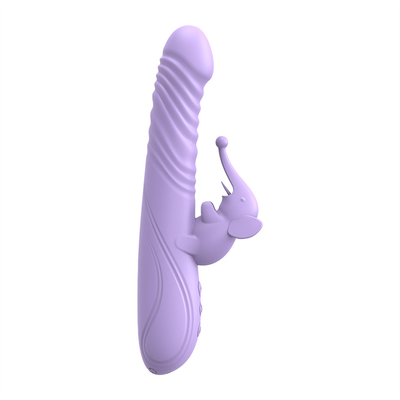 Silicone Stretchable Heating Rabbit Vibrator G Spot Clitoris Stimulator Female Sex Toys Rabbit Vibrator untuk Wanita Vagina