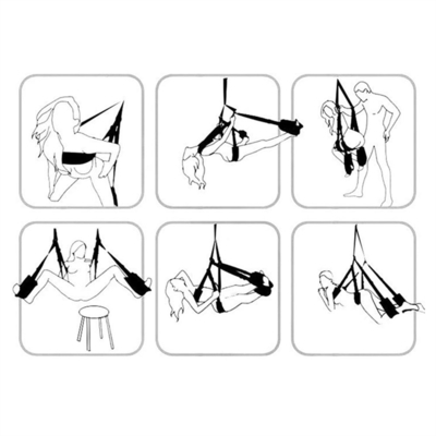 SM Aksesoris BDSM Bondage Door Swing Sex Toy untuk Pasangan