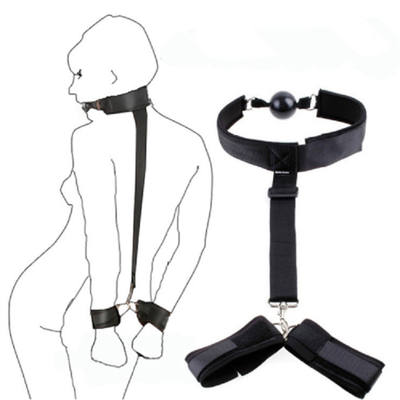 Xese Baru BDSM Perbudakan Restraint Handcuffs Set Mainan Seks untuk Wanita