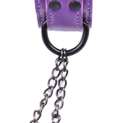 Kalung Kulit Baru Dengan Clamp Payudara Clip Rantai Pasangan SM Mainan Seks Untuk Wanita Alat Seks Pasangan Permainan Dewasa