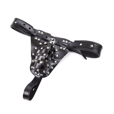 Adult Toy BDSM Set Pria Seks PU Kulit Pemandangan Pakaian Baju Rendah Bondage Gear Jeu Seksual Sexy Lingerie Bdsm Outfit Exot