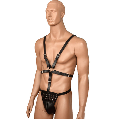 Mainan Seks Murah Tali Pada Tubuh Pria Dewasa Kulit Harness Pengekangan Produk Seks Pria Pakai Perbudakan Untuk Pria