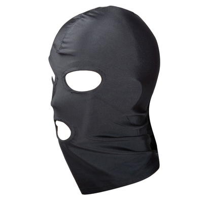 Mainan seksi mulut terbuka mata perbudakan pesta topeng Cosplay helm permainan dewasa untuk pasangan pria BDSM fetish topeng hood