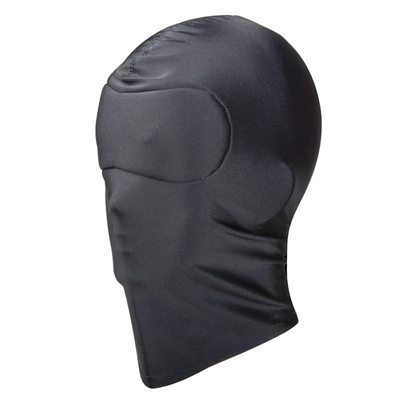 Mainan seksi mulut terbuka mata perbudakan pesta topeng Cosplay helm permainan dewasa untuk pasangan pria BDSM fetish topeng hood