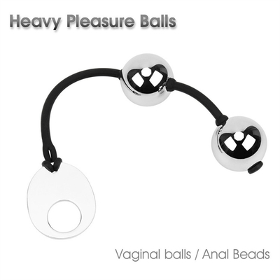 Body Safe Metal Bola Kebahagiaan Berat Bola Vaginal Unisex Manik-manik Anal