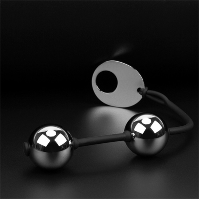 Body Safe Metal Bola Kebahagiaan Berat Bola Vaginal Unisex Manik-manik Anal