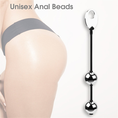 Body Safe Metal Bola Kebahagiaan Berat Bola Vaginal Unisex Manik-manik Anal