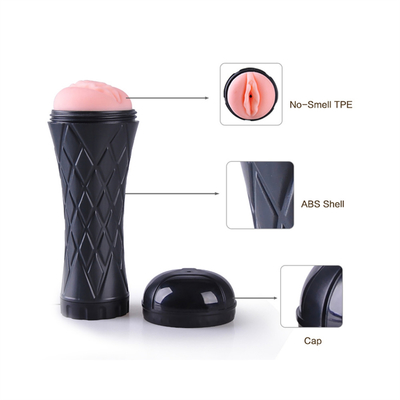 3D Vibrating Masturbasi Pussy Cup Mainan Seks Untuk Pria