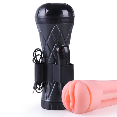 3D Vibrating Masturbasi Pussy Cup Mainan Seks Untuk Pria