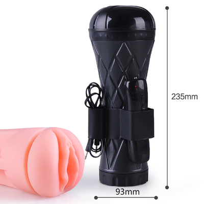 3D Vibrating Masturbasi Pussy Cup Mainan Seks Untuk Pria
