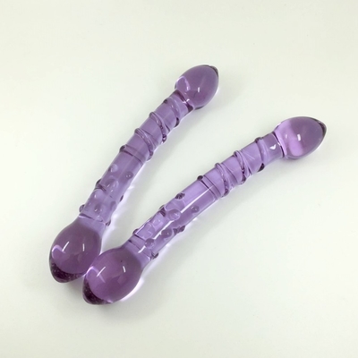 Double Heads Butt Plug Anal Plug Butt Glass Butt Plug dengan Inner Screw Design Didistribusikan ke Dildos Kaca di Seluruh Dunia