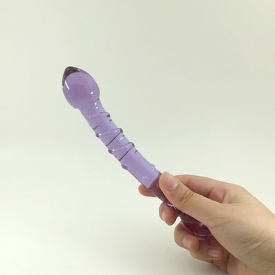 Double Heads Butt Plug Anal Plug Butt Glass Butt Plug dengan Inner Screw Design Didistribusikan ke Dildos Kaca di Seluruh Dunia