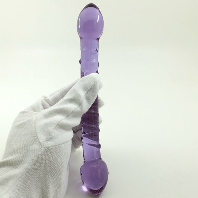 Double Heads Butt Plug Anal Plug Butt Glass Butt Plug dengan Inner Screw Design Didistribusikan ke Dildos Kaca di Seluruh Dunia