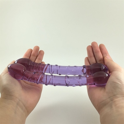 Double Heads Butt Plug Anal Plug Butt Glass Butt Plug dengan Inner Screw Design Didistribusikan ke Dildos Kaca di Seluruh Dunia