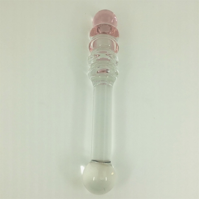 Kristal besar dildo kaca Yoni Wand G Spot mainan seks kaca dildo jelas anal bokong colokan untuk wanita pijat vagina