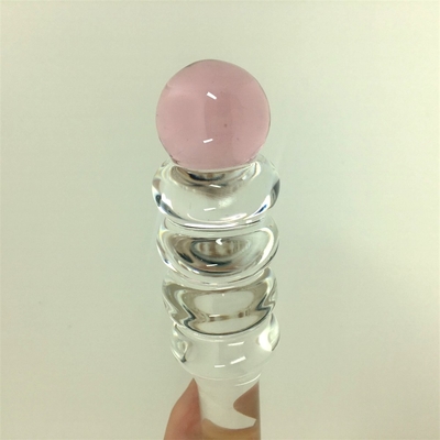 Kristal besar dildo kaca Yoni Wand G Spot mainan seks kaca dildo jelas anal bokong colokan untuk wanita pijat vagina