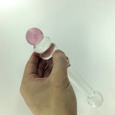 Kristal besar dildo kaca Yoni Wand G Spot mainan seks kaca dildo jelas anal bokong colokan untuk wanita pijat vagina