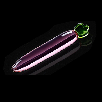 Crystal Penis Anal Butt Plug G-Spot Klitoris Masturbasi Terong Kaca Dildo Untuk Wanita