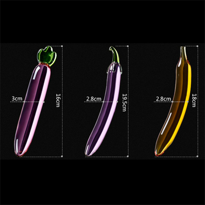 Crystal Penis Anal Butt Plug G-Spot Klitoris Masturbasi Terong Kaca Dildo Untuk Wanita